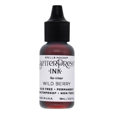 Spellbinders BetterPress Ink - Re-Inker / Wild Berry